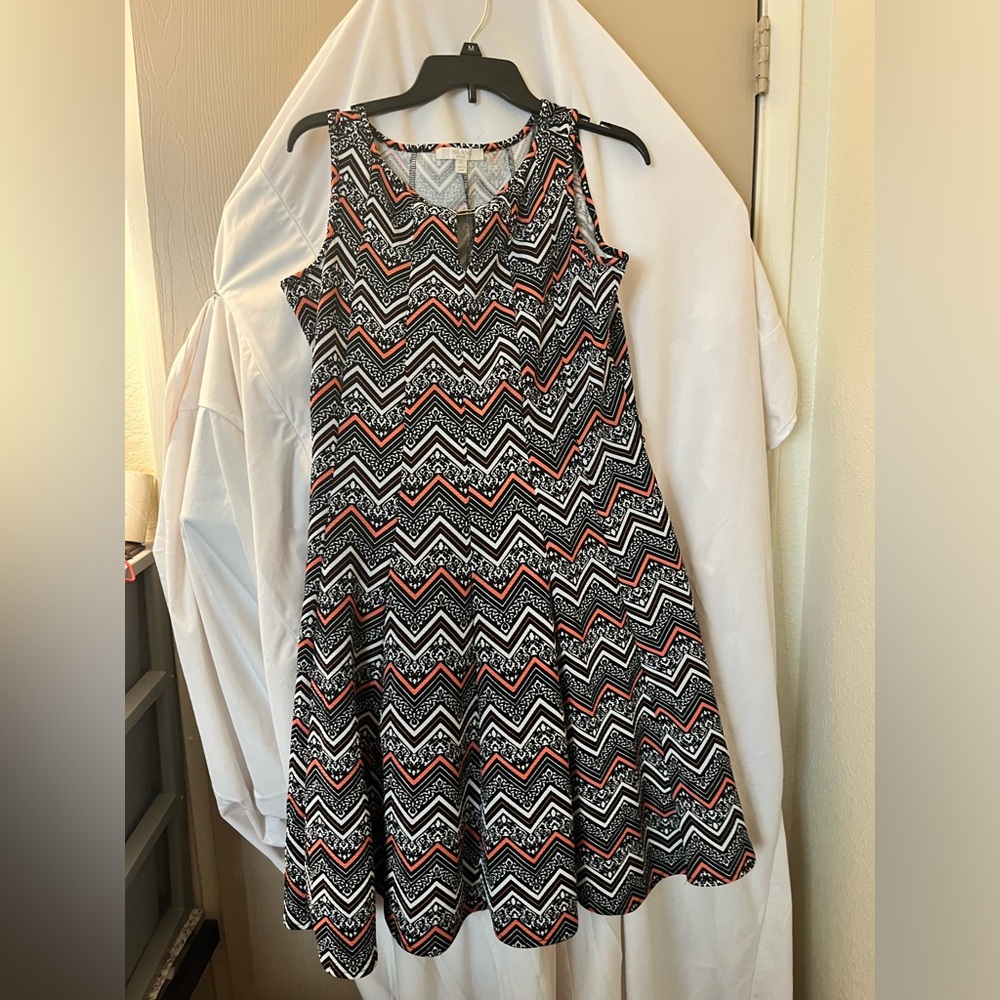 A line knee length dress
